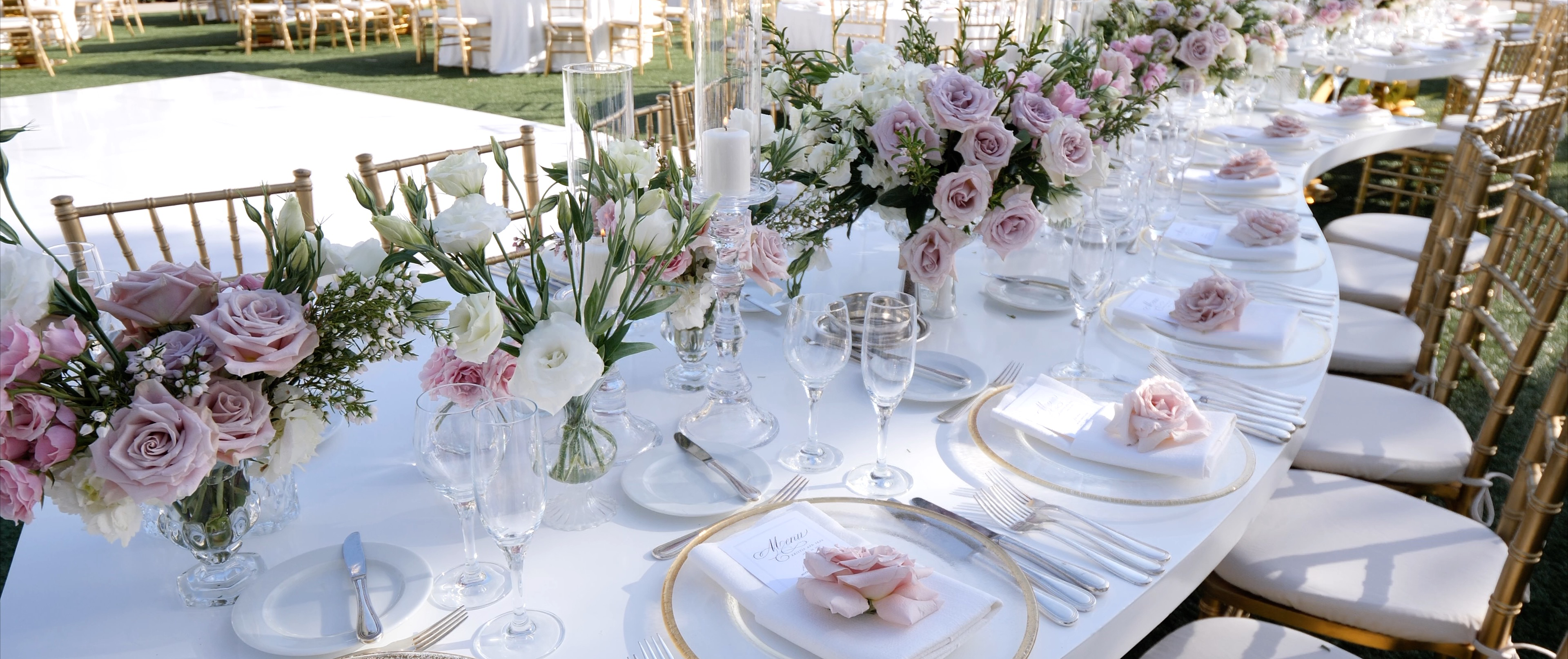 Hyatt Aviara Wedding Tables